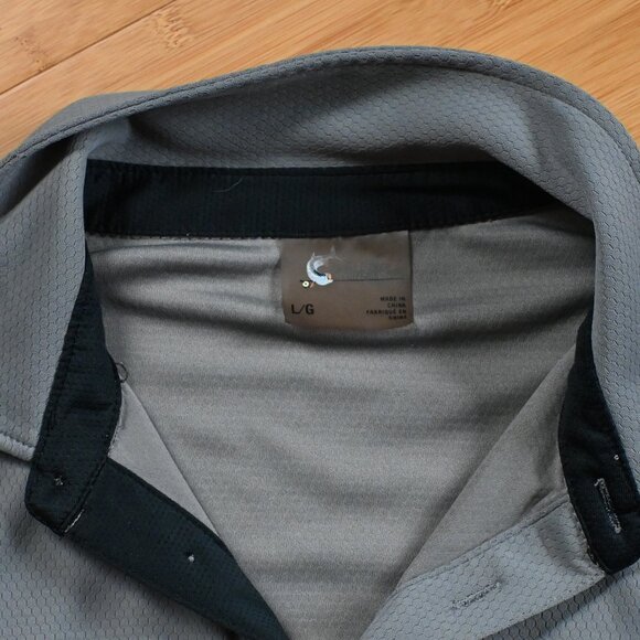 Pair of Men's World Wide Sportsmen Polo Shirts Size Large Sea Green and Grey - Picture 4 of 14